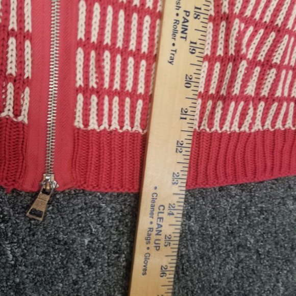 FREE PEOPLE Cotton V-Neck Poncho-Like Exposed Back Zipper Sweater - Picture 9 of 12